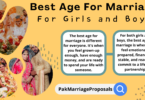 Best Age For Marriage For Girls and Boys