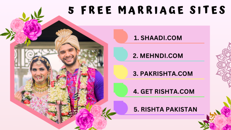 5 Free Marriage Sites in Pakistan