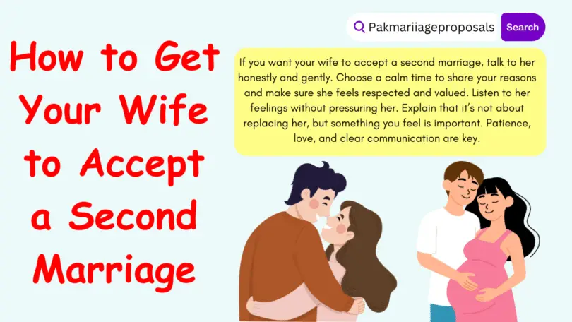 How to Get Your Wife to Accept a Second Marriage